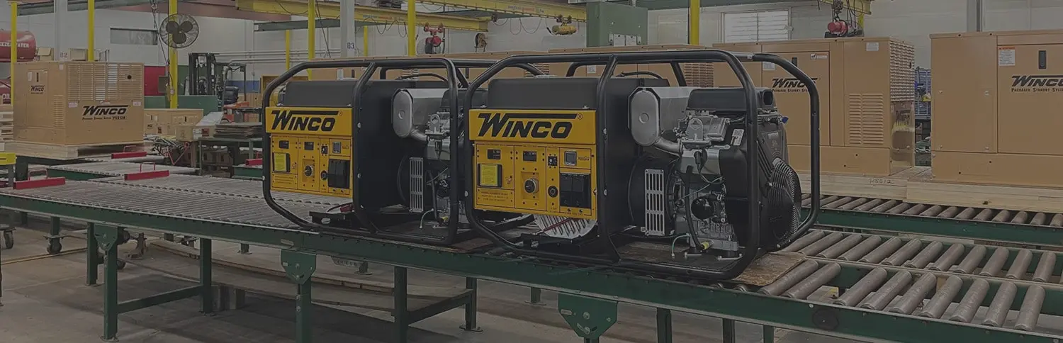 Winco portable generators