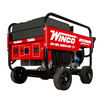 Winco HPS12000HE-03/B Portable Generator - 12kW, 120/240V, 1Ph, Honda Engine, Tri-Fuel